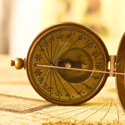 Handcrafted Dori Sundial Compass | Antique Brass, String Gnomon, Pocket Size | Historical Timekeeping & Collector's Gift - Image 5