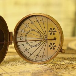 Handcrafted Dori Sundial Compass | Antique Brass, String Gnomon, Pocket Size | Historical Timekeeping & Collector's Gift - Image 6