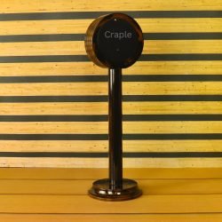 Tall Handcrafted Wooden Pedestal Clock | Brown Black Antique Finish, Unique Dial | Vintage Desk & Shelf Decor Gift - Image 4