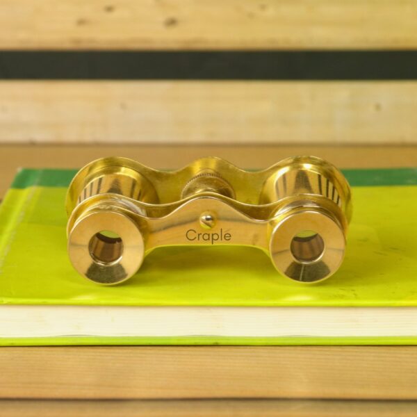 Shiny Brass Decorative Binoculars | Functional Adjustable Wheel | Desk Decor & Unique Gift - Image 5