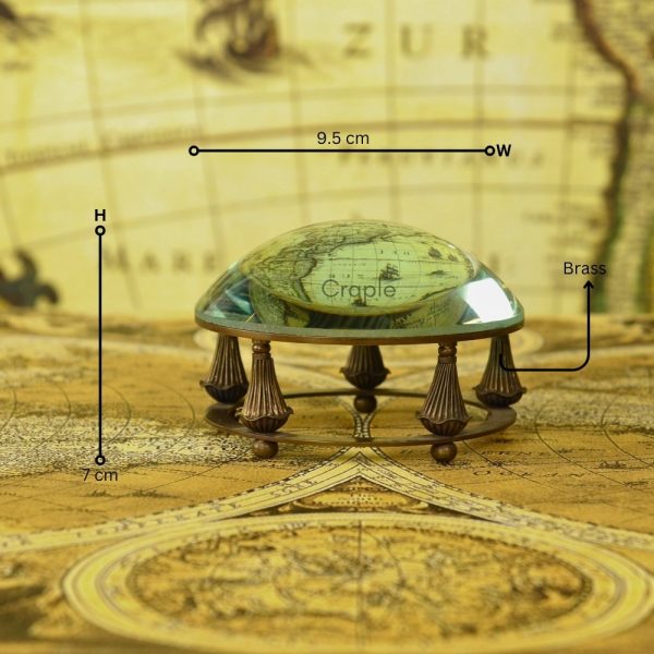 Nautical Brass Desk Magnifier and Paperweight A Marine-Inspired Gift - Image 6