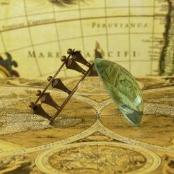 Nautical Brass Desk Magnifier and Paperweight A Marine-Inspired Gift - Image 5