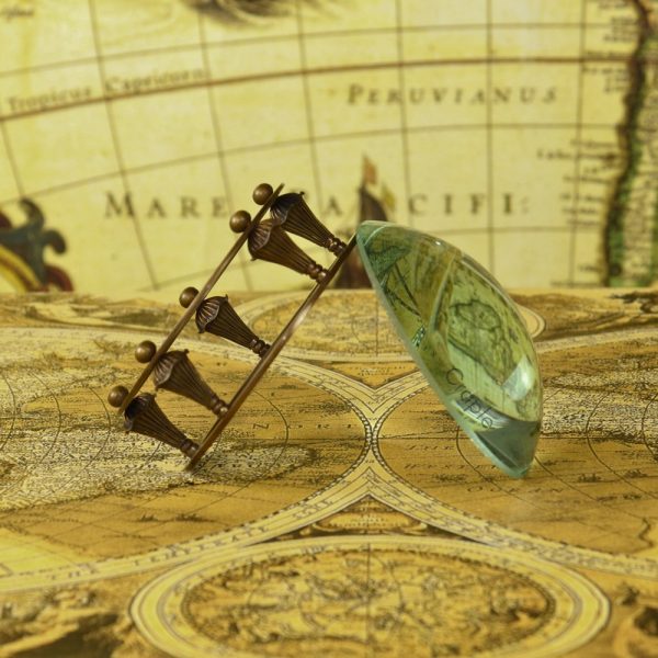 Nautical Brass Desk Magnifier and Paperweight A Marine-Inspired Gift - Image 5