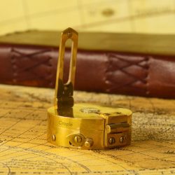Pocket Size Brass Nautical Handcrafted Brunton Compass - Image 4