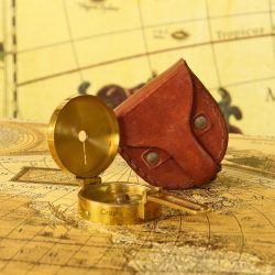 Pocket Size Brass Nautical Handcrafted Brunton Compass - Image 5