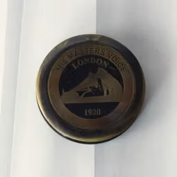 Robert Forest Masters Voice London 1920 Vintage Brass Antique Poem Compass - Image 6