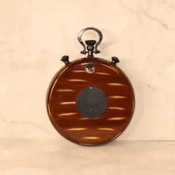 Handcrafted Large Wooden Wall Clock | Vintage Pocket Watch Style, Victoria London | Antique Statement Decor - Image 3