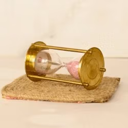 Small & Beautiful Design Vintage Style Nautical Handmade 1 Min Brass Sand Timer - Image 2