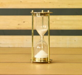 Nautical Golden Handcrafted Vintage Brass Sand Timer