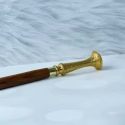Brass Classic Handcrafted Gift Walking Stick Cane for Man & Women - Image 3