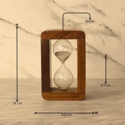 Wooden Personalized Custom Handcrafted Vintage Style Sand Timer - Image 5