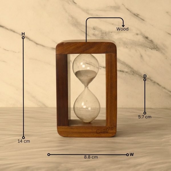 Wooden Personalized Custom Handcrafted Vintage Style Sand Timer - Image 5