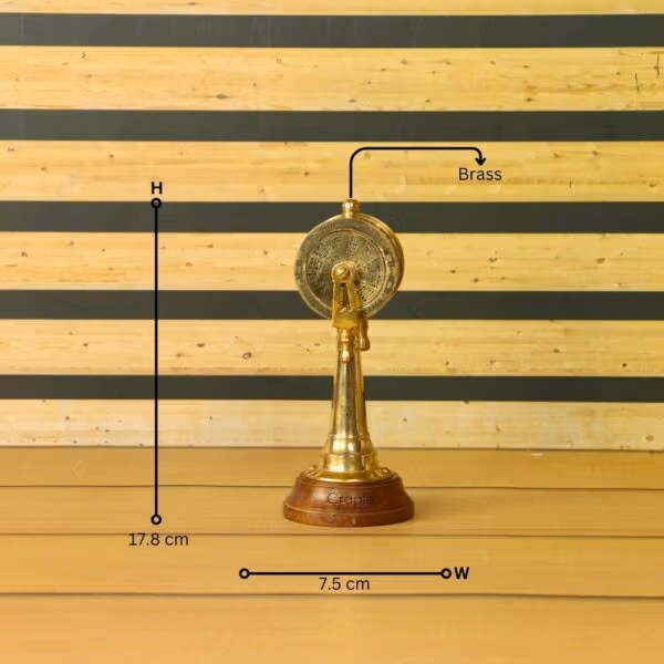 Nautical Ship Telegraph | Moving Handle with Authentic Sound | Desk Decor & Unique Maritime Gift - Image 5