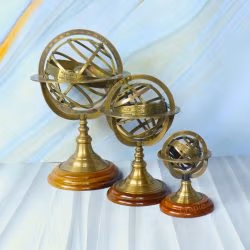 Astrolabe Brass Armillary Sphere World Globe