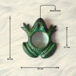 Rare Find Handcrafted Vintage Brass Frog Magnifying Glass, Pack of 2 - Image 10