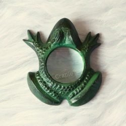 Rare Find Handcrafted Vintage Brass Frog Magnifying Glass, Pack of 2 - Image 8