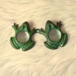 Rare Find Handcrafted Vintage Brass Frog Magnifying Glass, Pack of 2 - Image 4