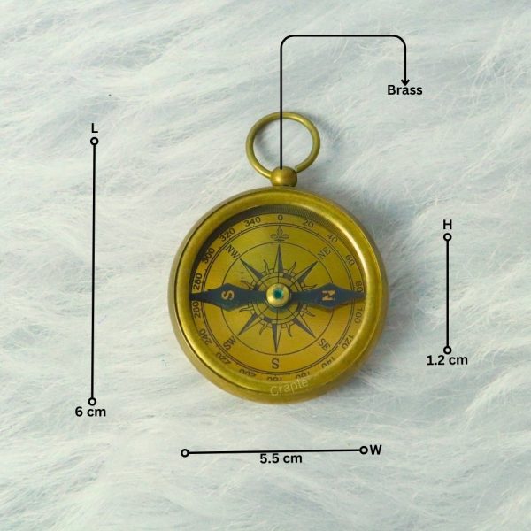 London New York Sydny Royal Magnetic Navigational Vintage Style Brass Pocket Compass - Image 5