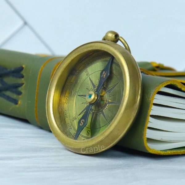 London New York Sydny Royal Magnetic Navigational Vintage Style Brass Pocket Compass - Image 2