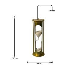 Nautical Charm and Vintage Beauty Solid Brass Sand Timer - Image 8