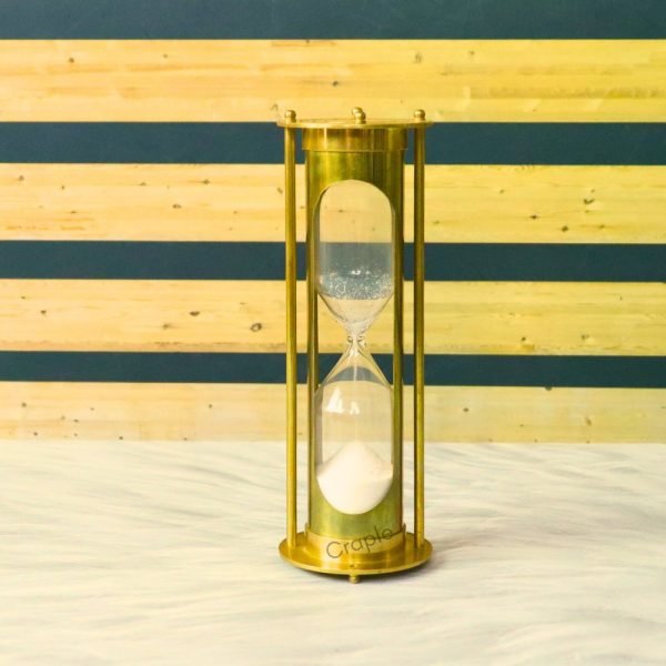 Nautical Charm and Vintage Beauty Solid Brass Sand Timer - Image 7