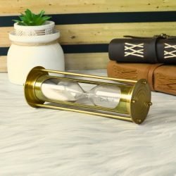 Nautical Charm and Vintage Beauty Solid Brass Sand Timer - Image 2