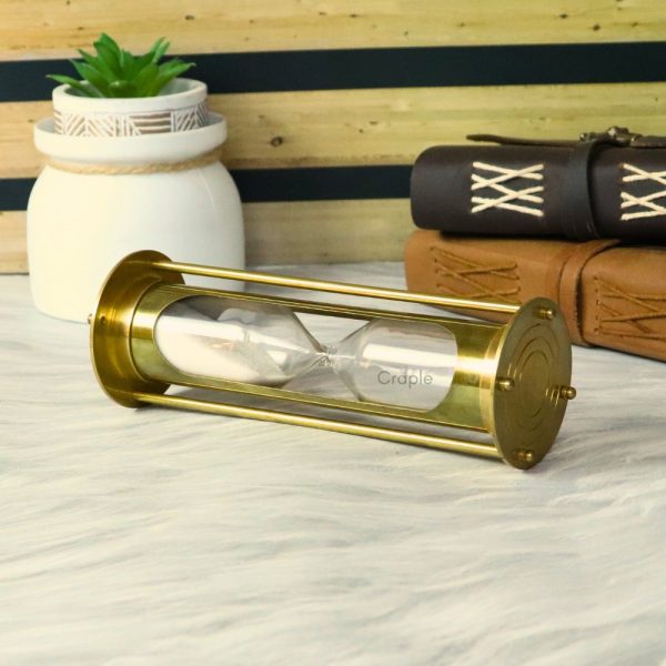 Nautical Charm and Vintage Beauty Solid Brass Sand Timer - Image 2