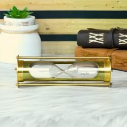 Nautical Charm and Vintage Beauty Solid Brass Sand Timer - Image 5