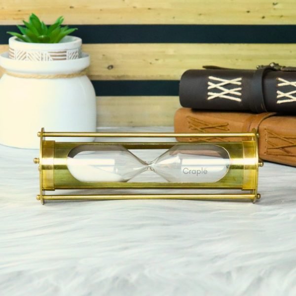 Nautical Charm and Vintage Beauty Solid Brass Sand Timer - Image 5