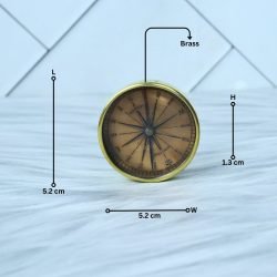 London 1700 Gifting Style Rare Find Handcrafted Solid Brass Gold Finish Navigational Compass, Ideal for Gifting - Image 8