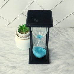 Sky Blue 30 Min Sand Flow Handcrafted Vintage Style Decorative & Gifting Sand Timer - Image 5