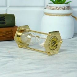 Nautical Hexagon White Sand Handcrafted Beautiful Design Decorative Sand Timer - Image 3