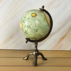 The desktop world globe turned to feature the continents of Asia and Australia.