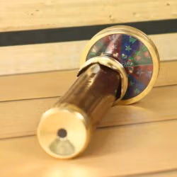 Colorful 3D Kaleidoscope with Wooden Finish – The Ultimate Nautical Gift for Children - Image 2